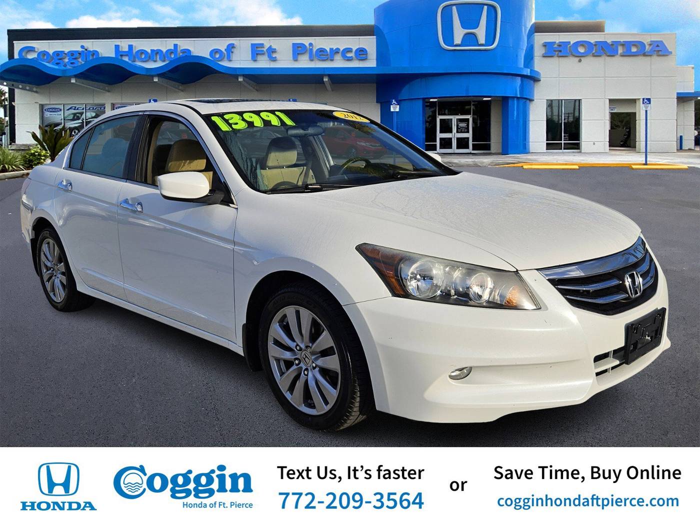 2012 Honda Accord EX V6 — Sedan — 85,725 mi — Fort Pierce, FL