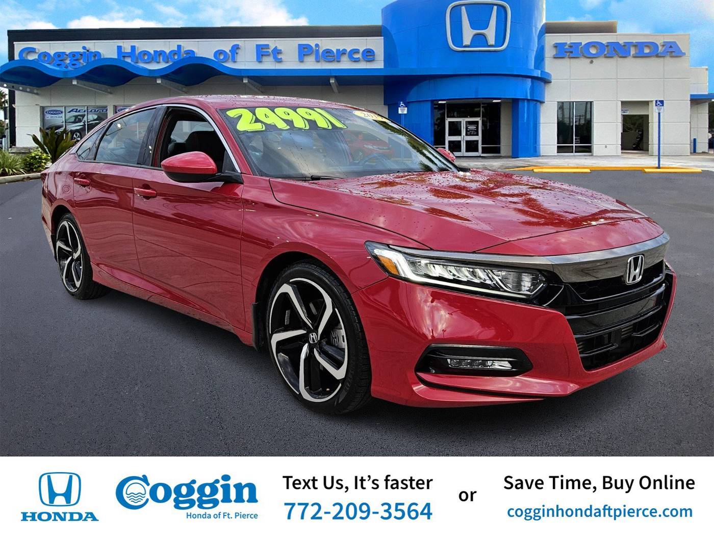 2019 Honda Accord Sport — Sedan — 43,278 mi — Fort Pierce, FL