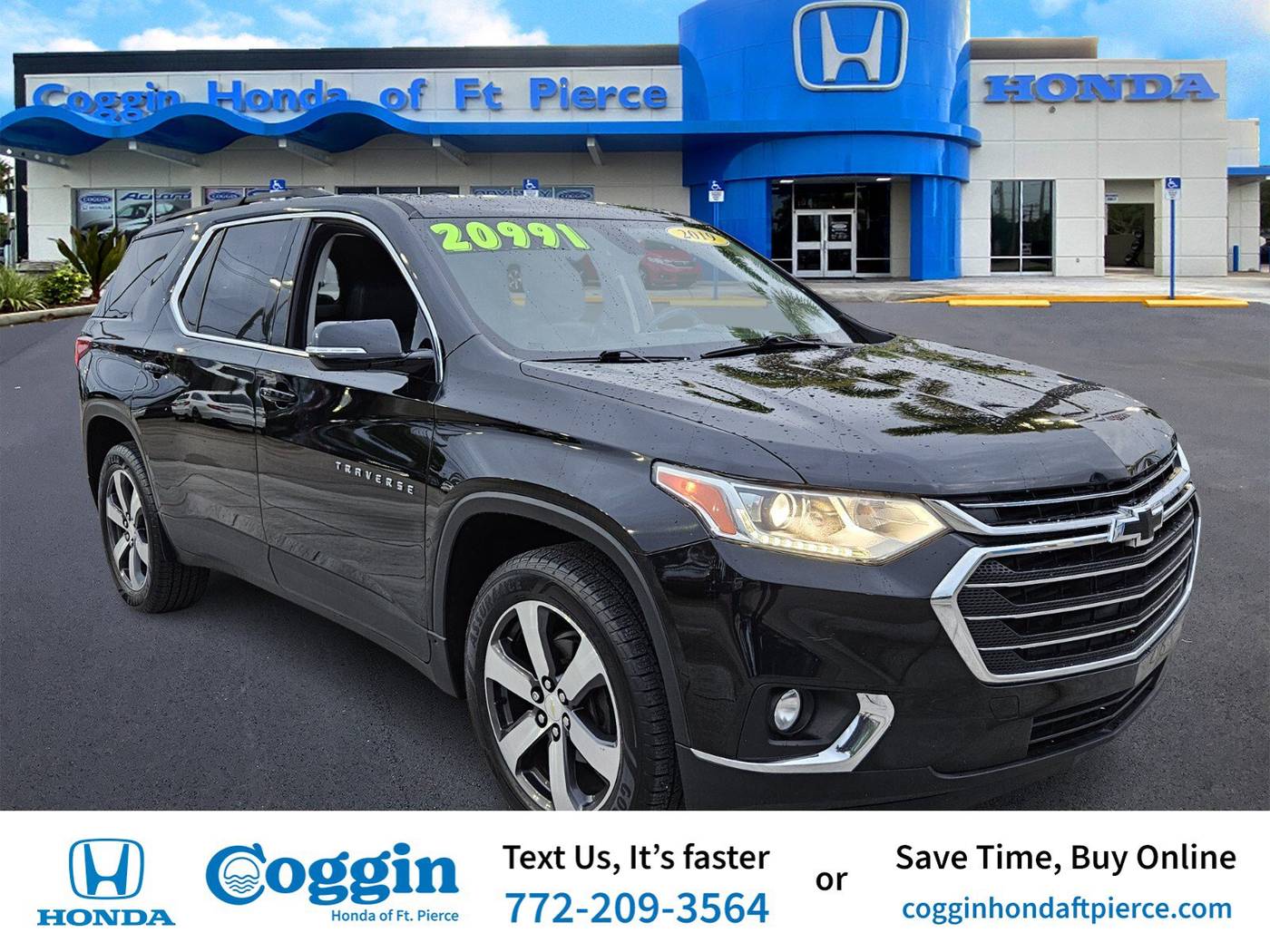 2019 Chevrolet Traverse LT Leather — SUV — 98,093 mi — Fort Pierce, FL