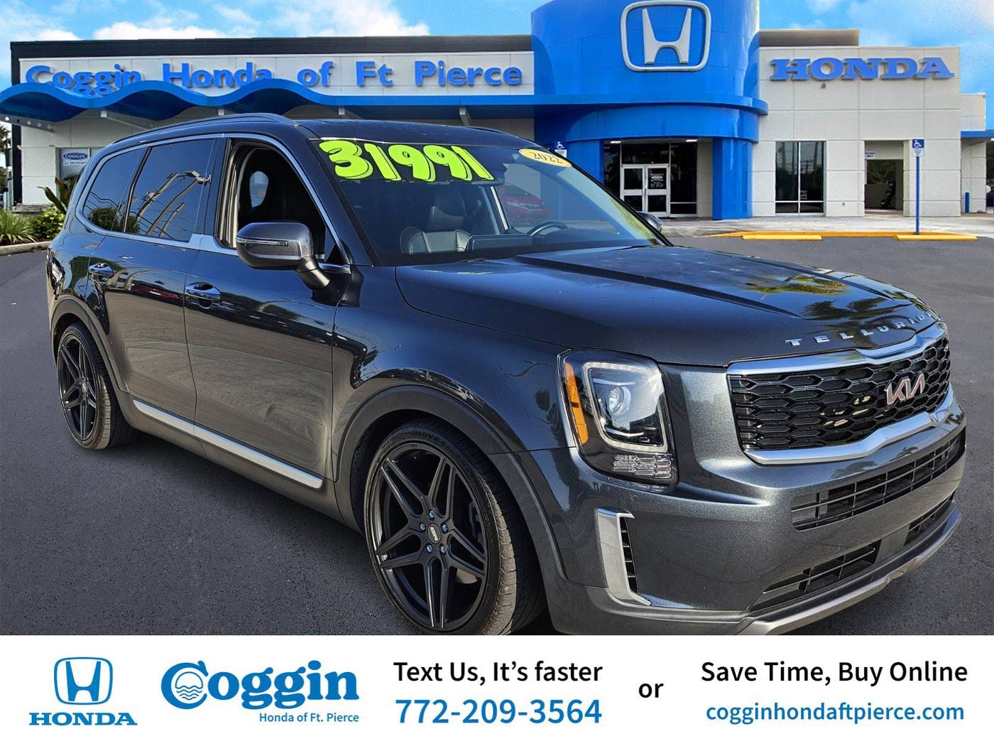 2022 Kia Telluride S — SUV — 33,813 mi — Fort Pierce, FL