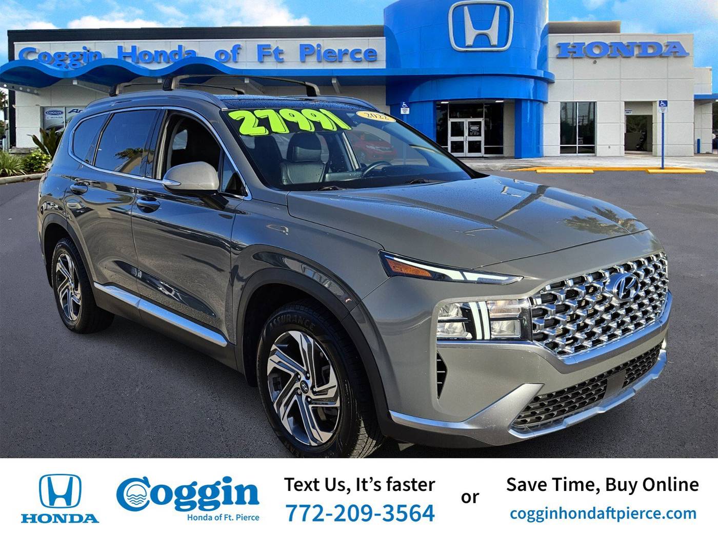 2022 Hyundai Santa Fe SEL — SUV — 30,915 mi — Fort Pierce, FL