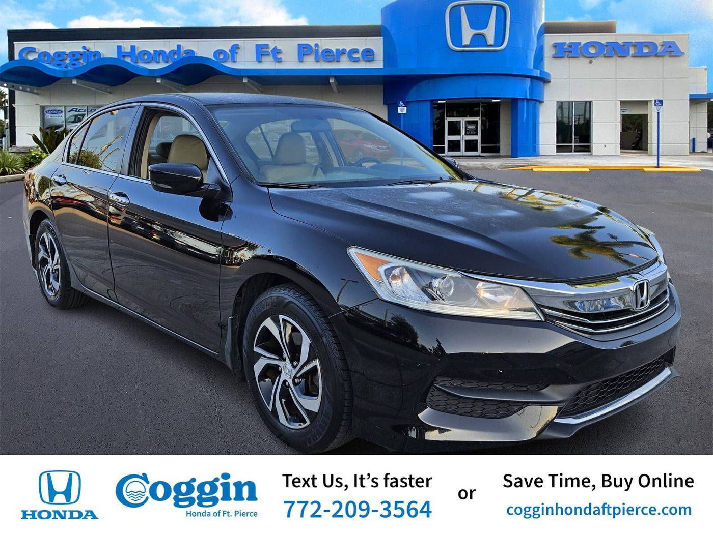 2017 Honda Accord LX — Sedan — 76,490 mi — Fort Pierce, FL