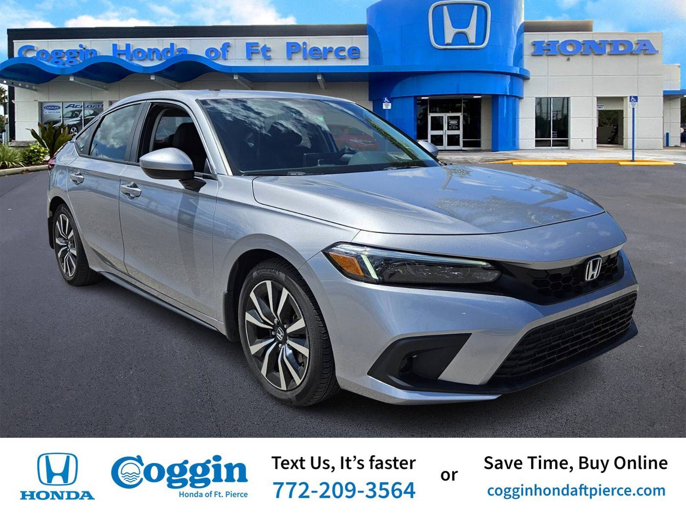 2023 Honda Civic EX-L — Hatchback — 10,653 mi — Fort Pierce, FL