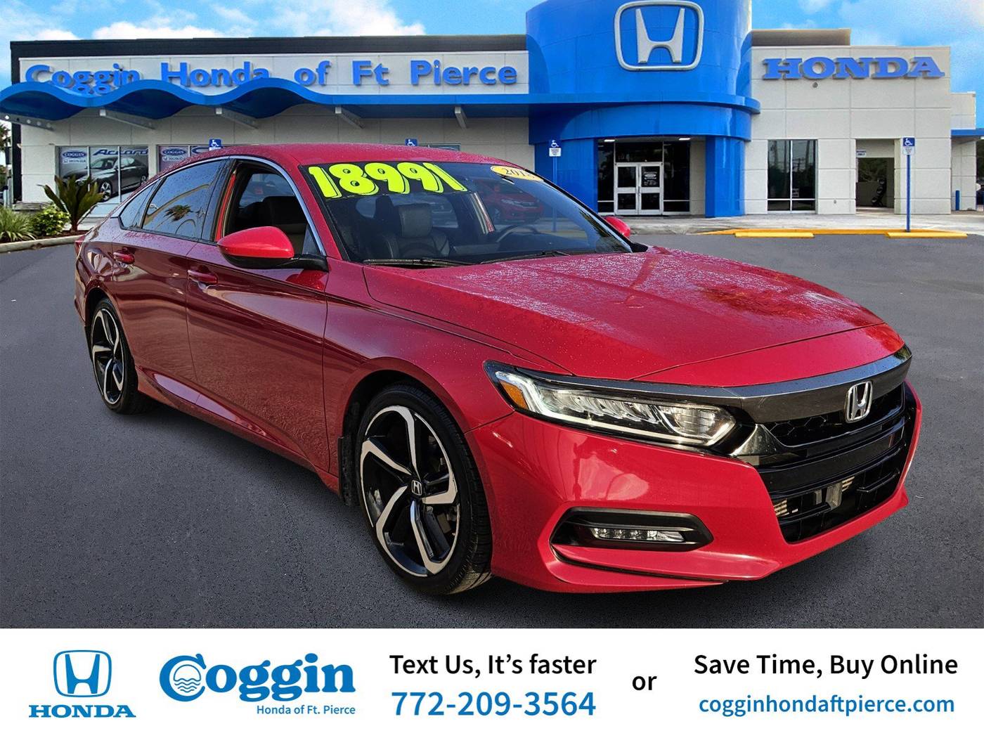 2018 Honda Accord Sport — Sedan — 100,235 mi — Fort Pierce, FL