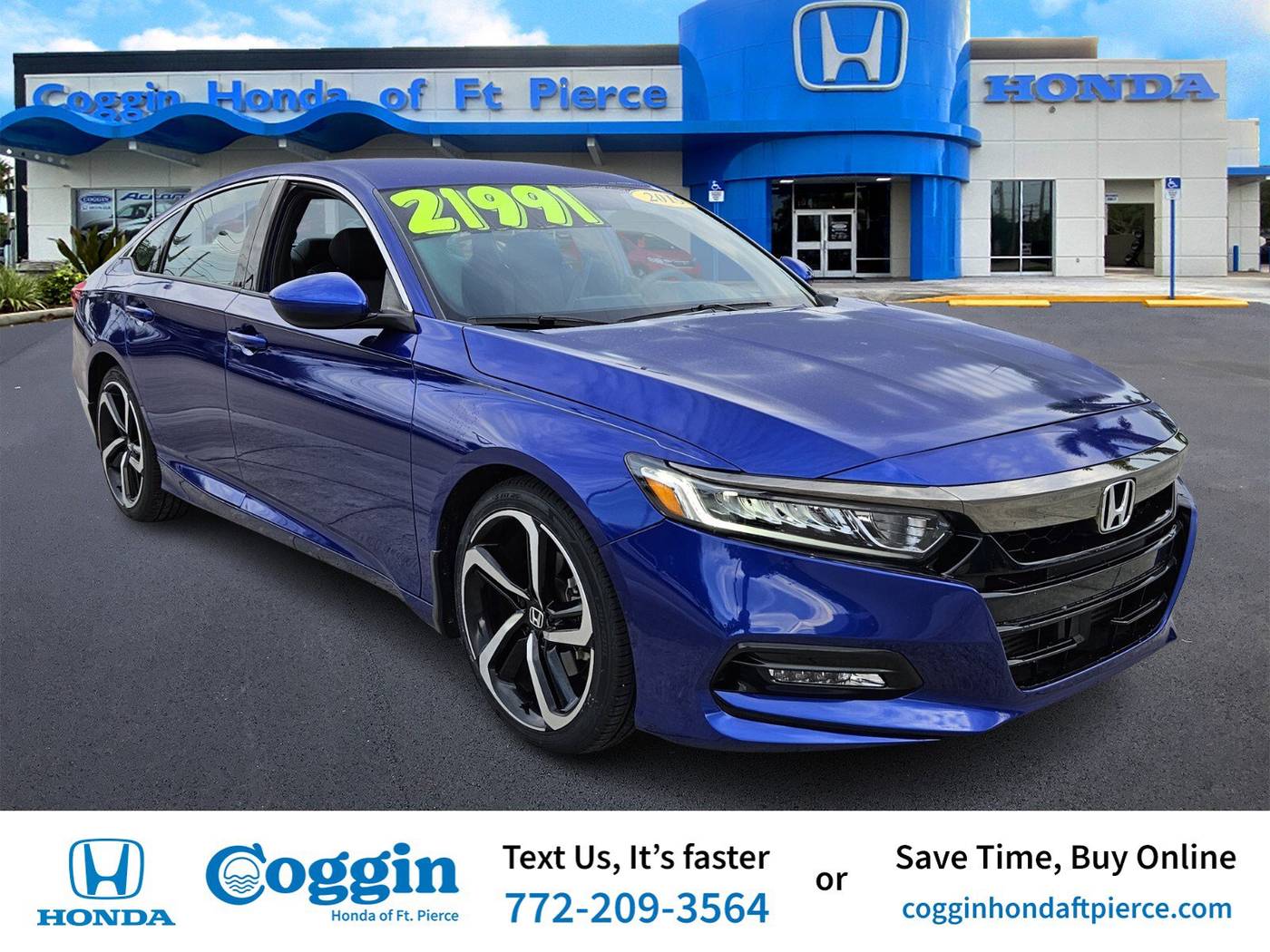 2019 Honda Accord Sport — Sedan — 41,594 mi — Fort Pierce, FL