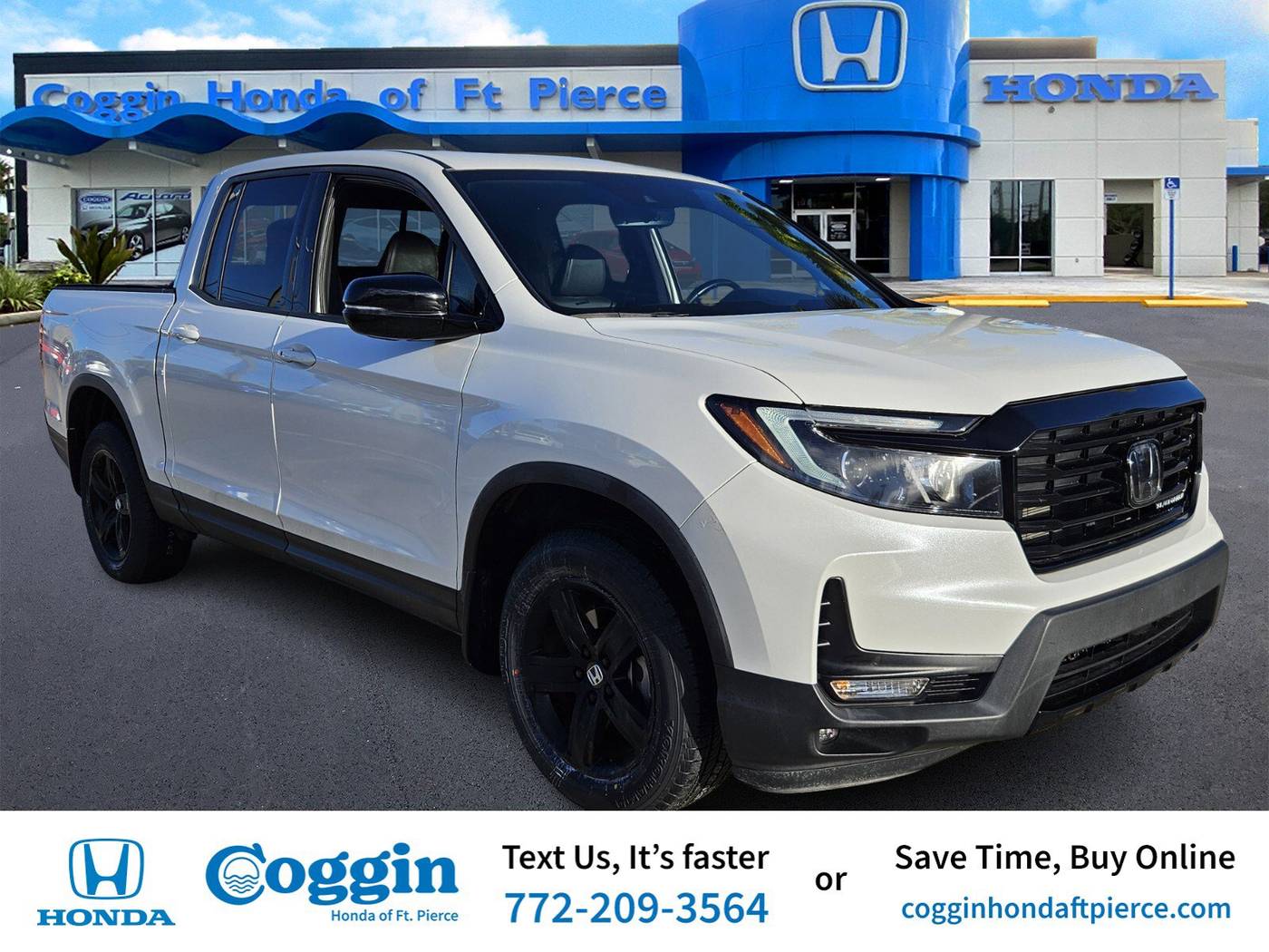 2022 Honda Ridgeline Black Edition — Pickup Truck — 18,265 mi — Fort Pierce, FL