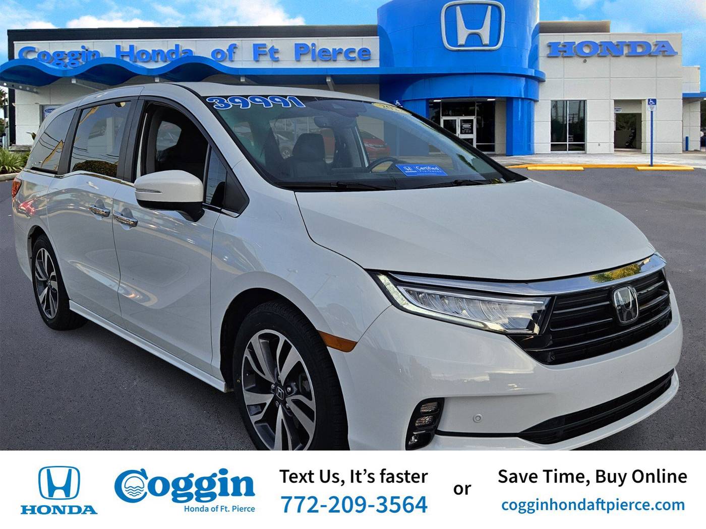 2022 Honda Odyssey Touring — Minivan — 20,981 mi — Fort Pierce, FL