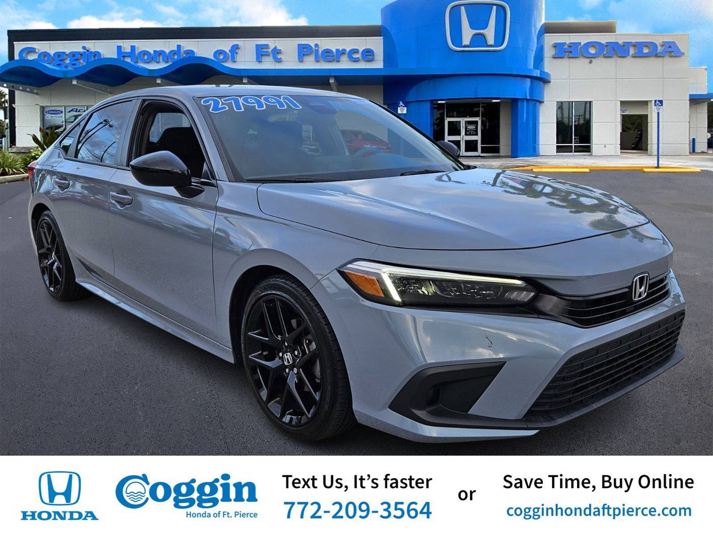 2023 Honda Civic Sport — Sedan — 16,291 mi — Fort Pierce, FL