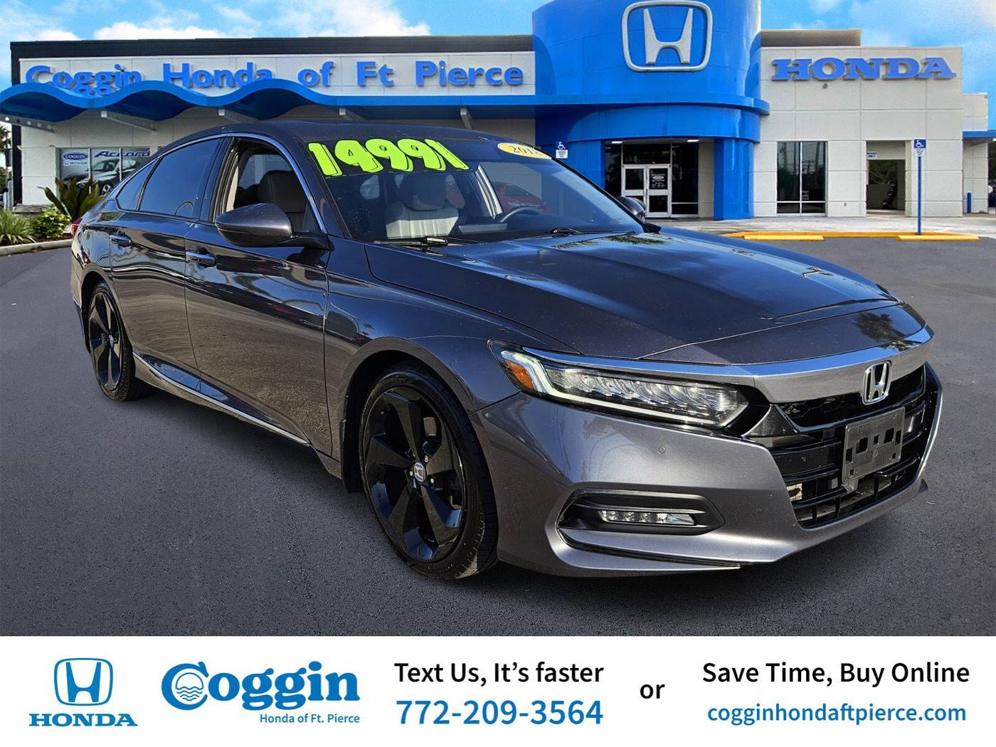 2018 Honda Accord Touring — Sedan — 188,108 mi — Fort Pierce, FL