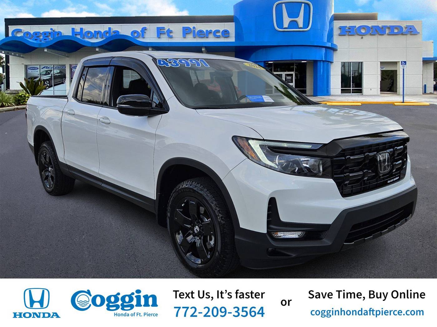 2024 Honda Ridgeline Black Edition — Pickup Truck — 5,800 mi — Fort Pierce, FL
