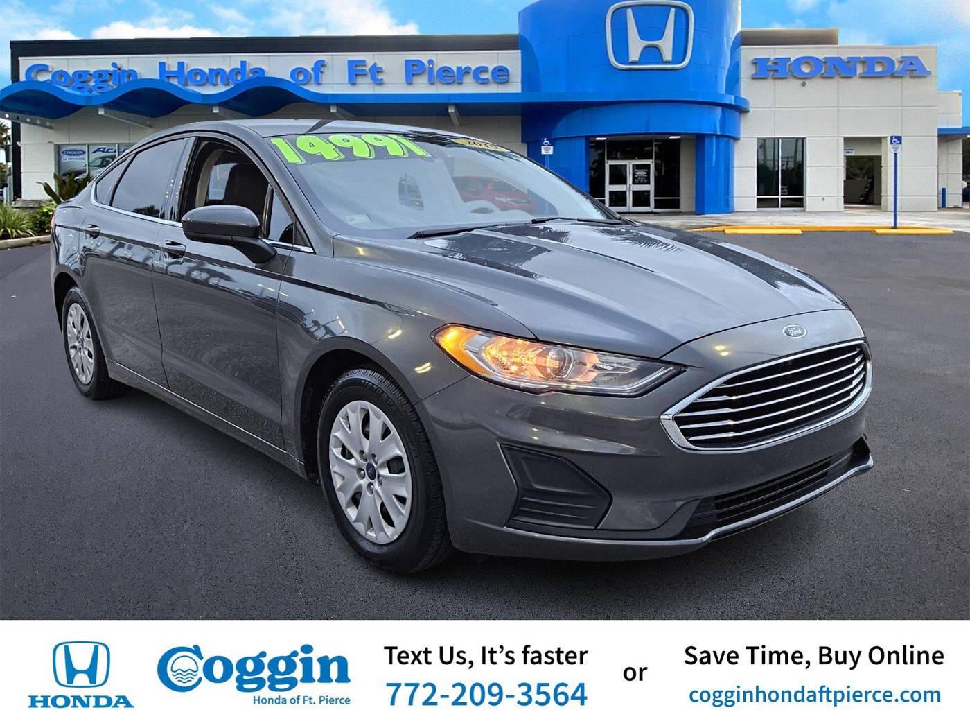 2019 Ford Fusion S — Sedan — 49,692 mi — Fort Pierce, FL