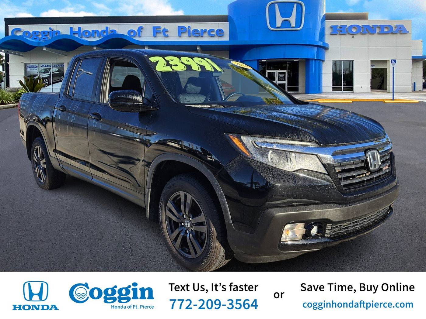 2020 Honda Ridgeline Sport — Pickup Truck — 113,432 mi — Fort Pierce, FL