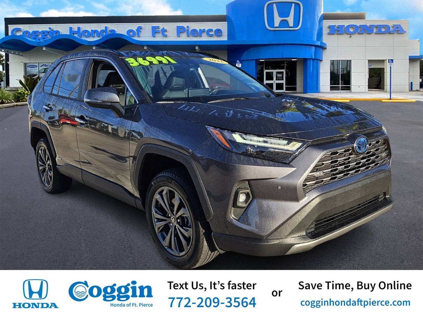 2022 Toyota RAV4 Hybrid Limited — SUV — 27,436 mi — Fort Pierce, FL