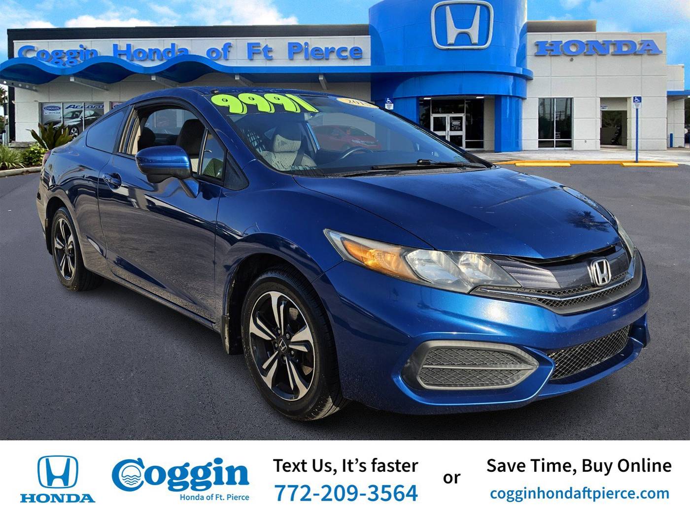 2015 Honda Civic EX — Coupe — 171,603 mi — Fort Pierce, FL