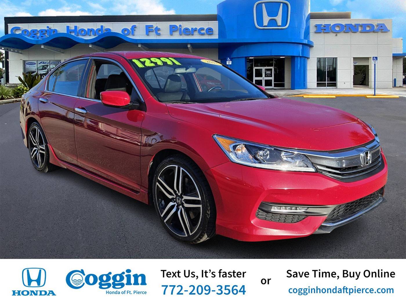 2017 Honda Accord Sport — Sedan — 155,019 mi — Fort Pierce, FL