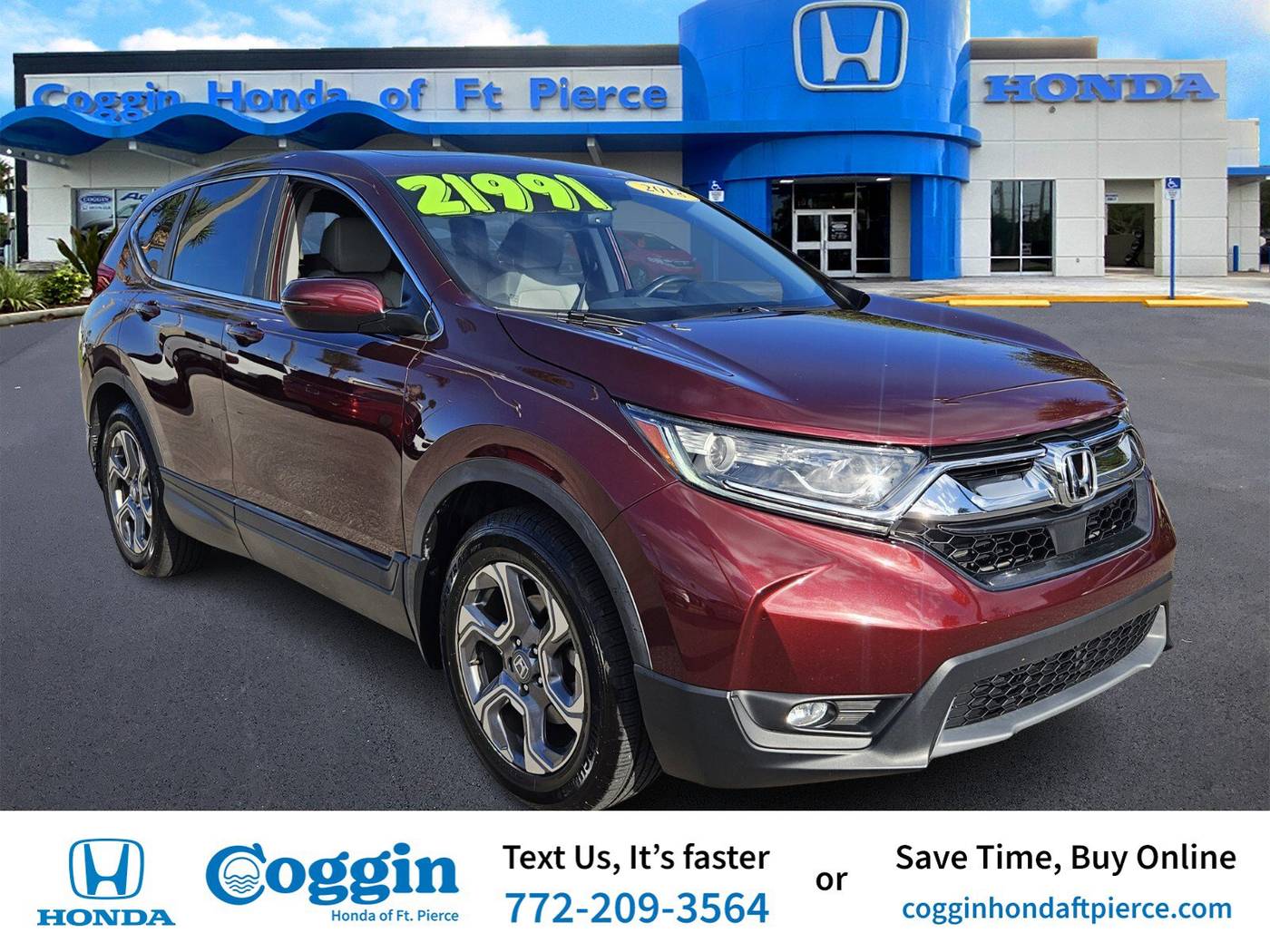 2018 Honda CR-V EX-L — SUV — 62,995 mi — Fort Pierce, FL