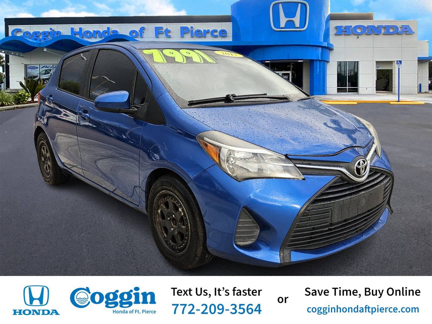 2017 Toyota Yaris L — Hatchback — 156,509 mi — Fort Pierce, FL