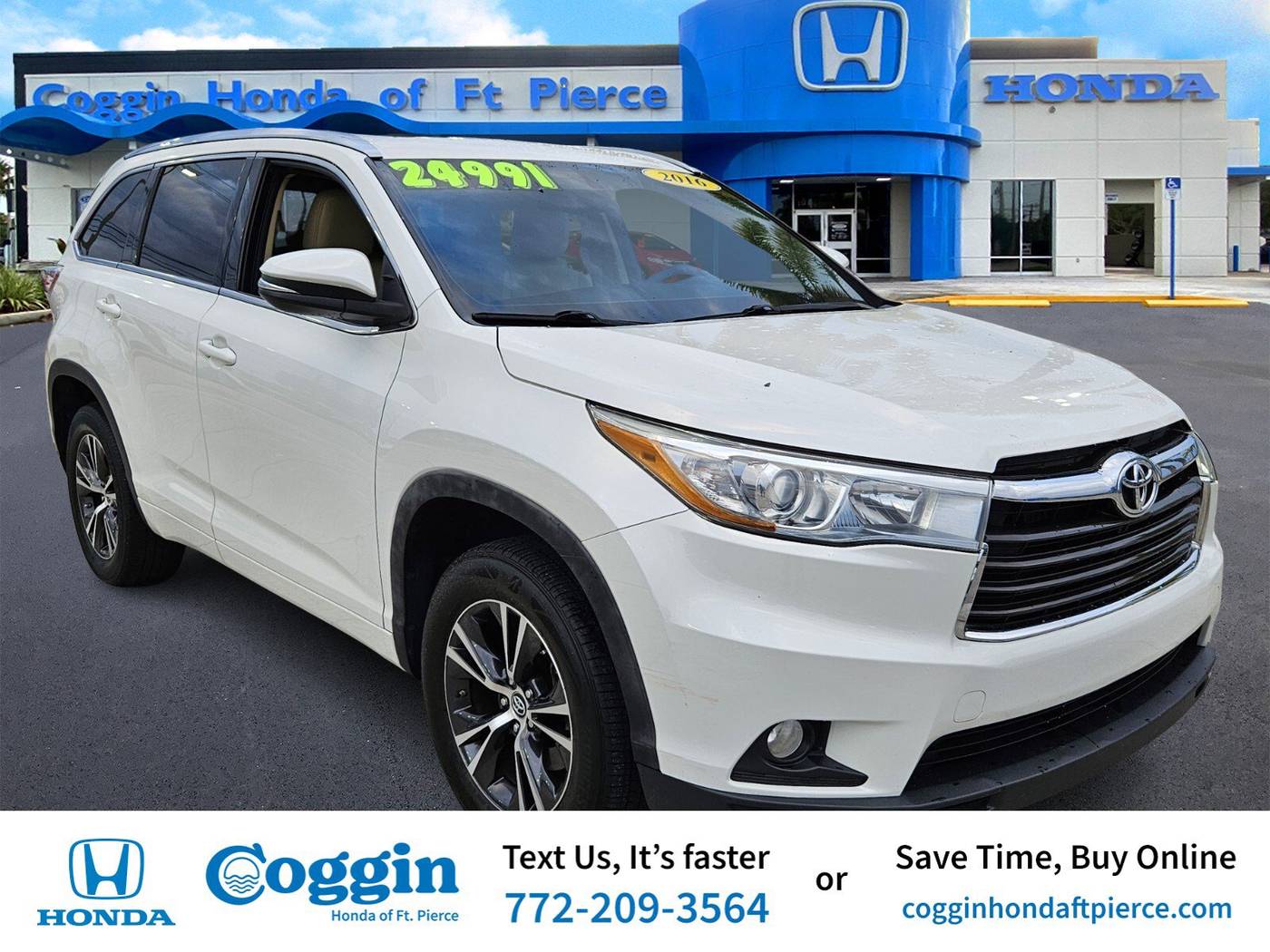 2016 Toyota Highlander XLE — SUV — 41,044 mi — Fort Pierce, FL