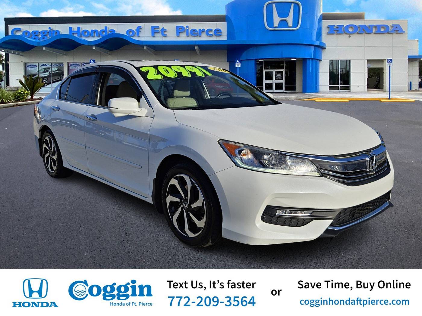 2016 Honda Accord EX-L V6 — Sedan — 50,599 mi — Fort Pierce, FL