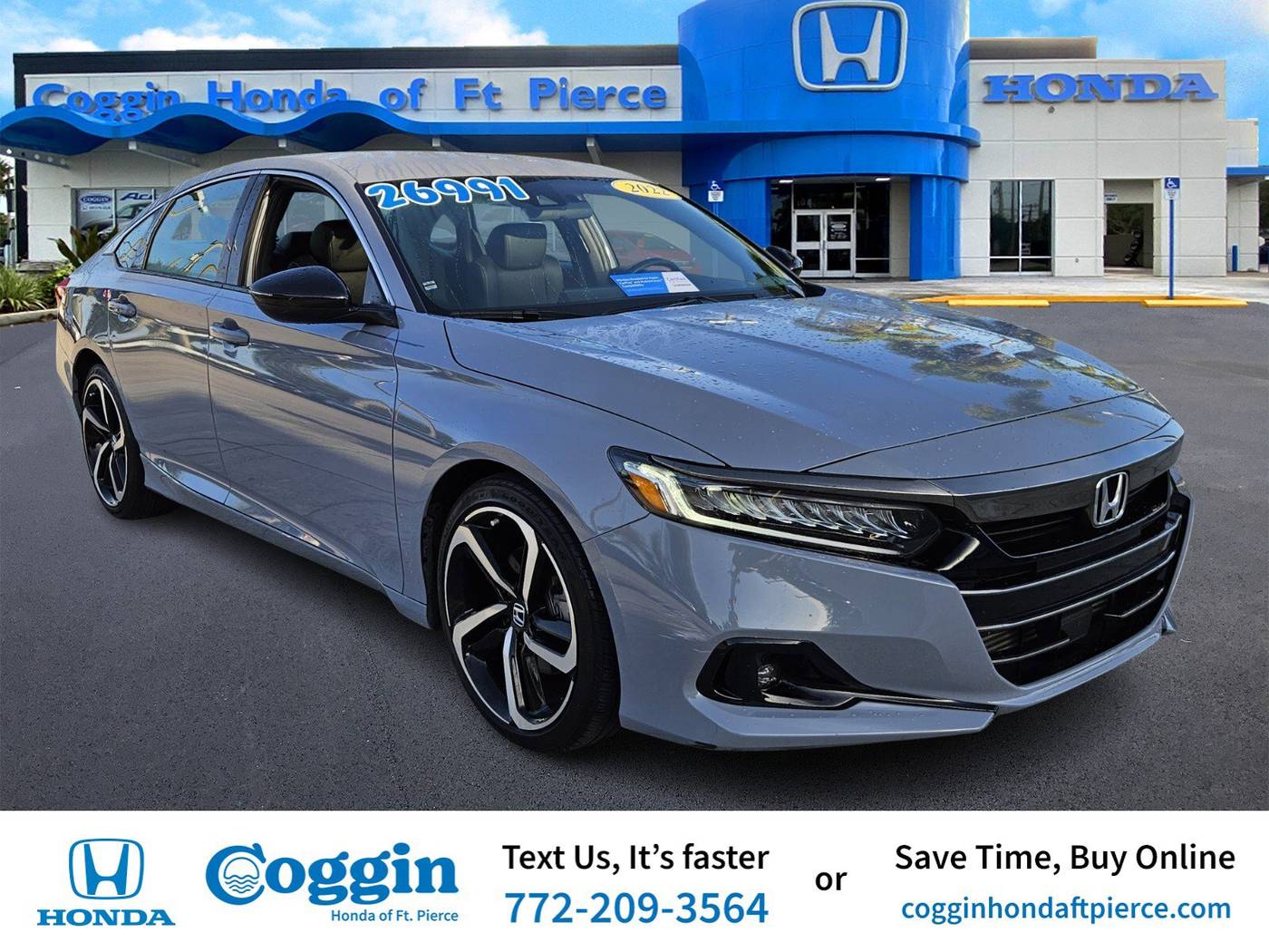 2022 Honda Accord Sport — Sedan — 19,204 mi — Fort Pierce, FL