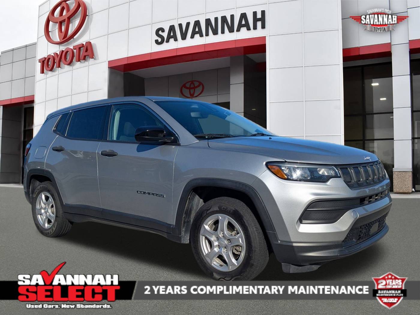 2022 Jeep Compass Sport — SUV — 55,258 mi — Savannah, GA