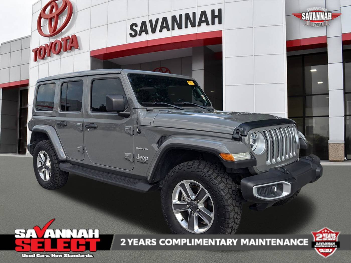 2020 Jeep Wrangler Sahara — SUV — 74,356 mi — Savannah, GA