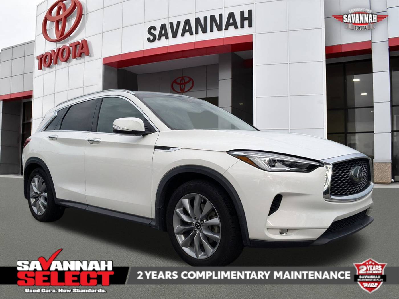 2021 INFINITI QX50 LUXE — SUV — 49,463 mi — Savannah, GA