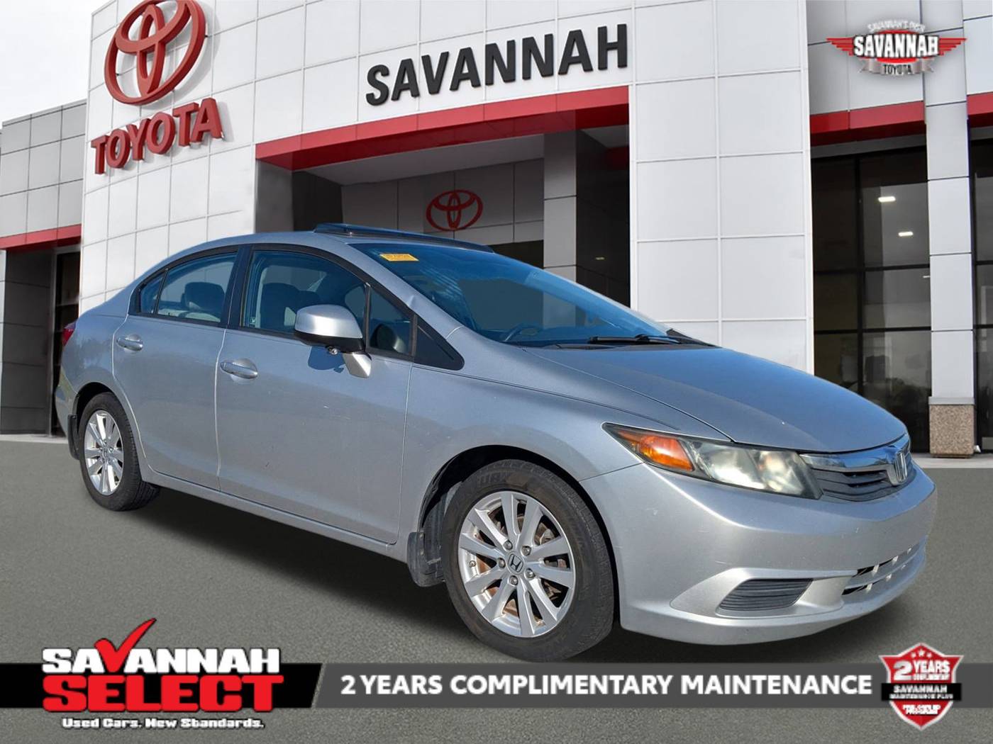 2012 Honda Civic EX — Sedan — 180,785 mi — Savannah, GA