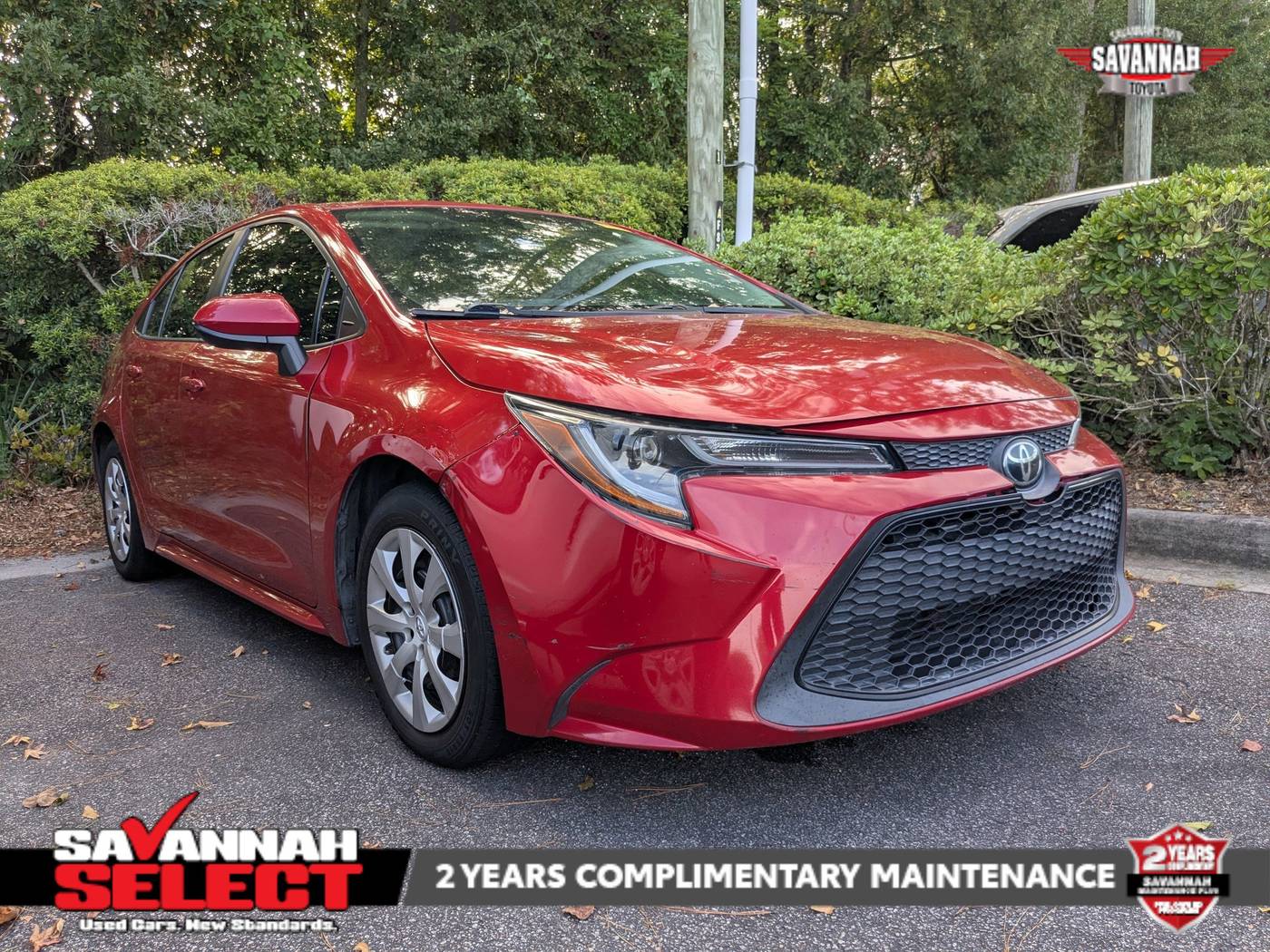 2020 Toyota Corolla LE — Sedan — 111,496 mi — Savannah, GA