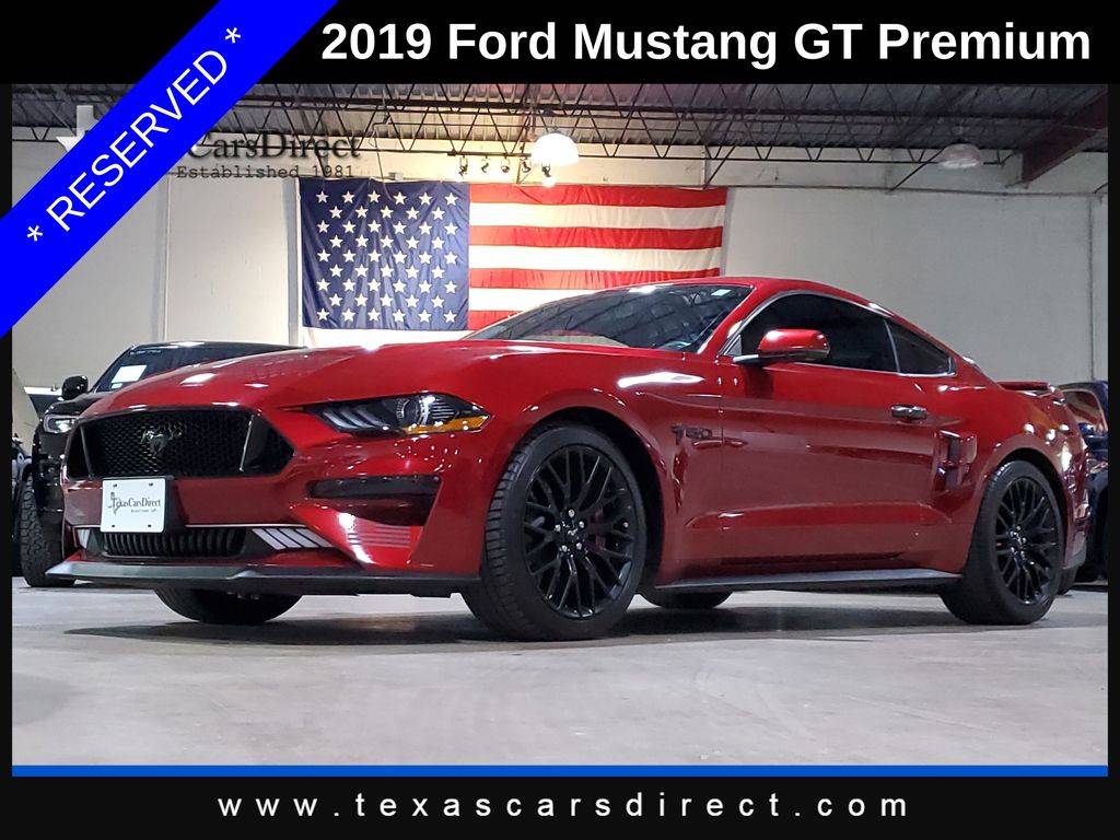2019 Ford Mustang GT Premium — Coupe — 37,698 mi — Dallas, TX