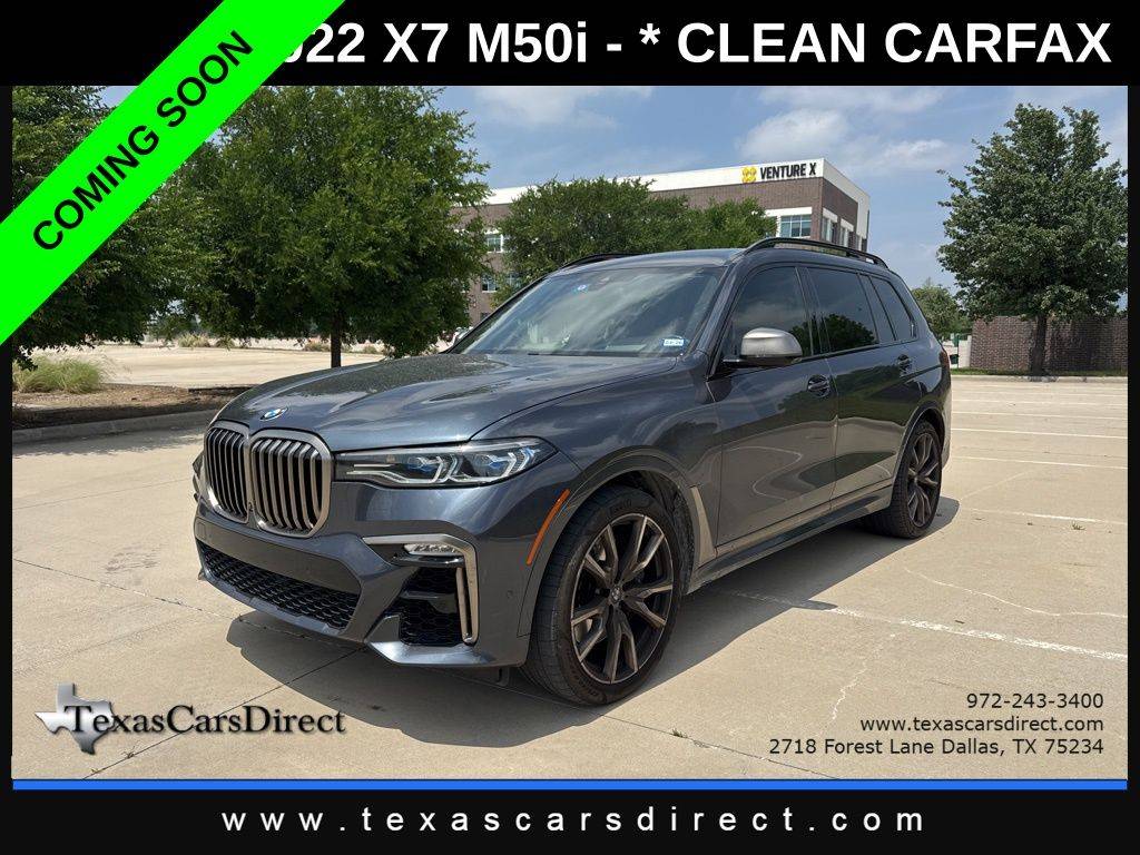 2022 BMW X7 M50i — SUV — 40,936 mi — Dallas, TX