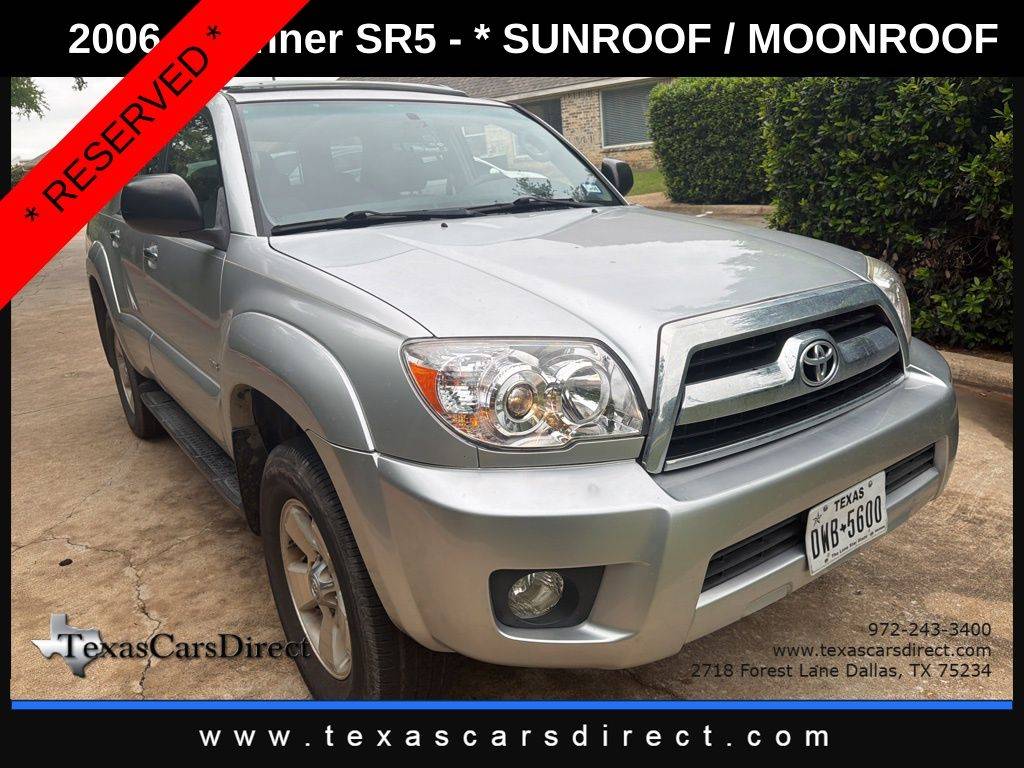 2006 Toyota 4Runner SR5 — SUV — 207,495 mi — Dallas, TX