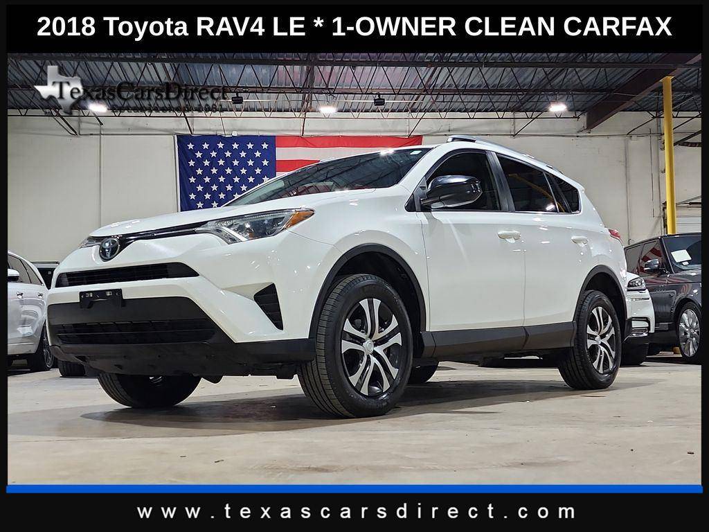 2018 Toyota RAV4 LE — SUV — 165,104 mi — Dallas, TX