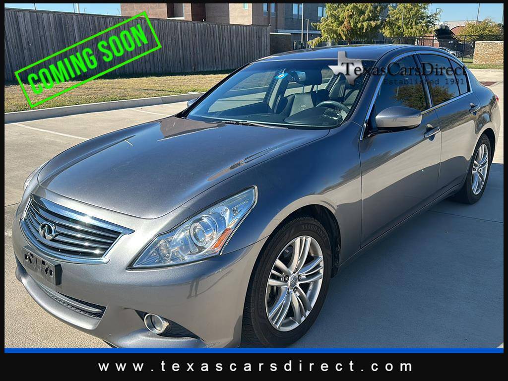 2011 INFINITI G G37 — Sedan — 69,634 mi — Dallas, TX