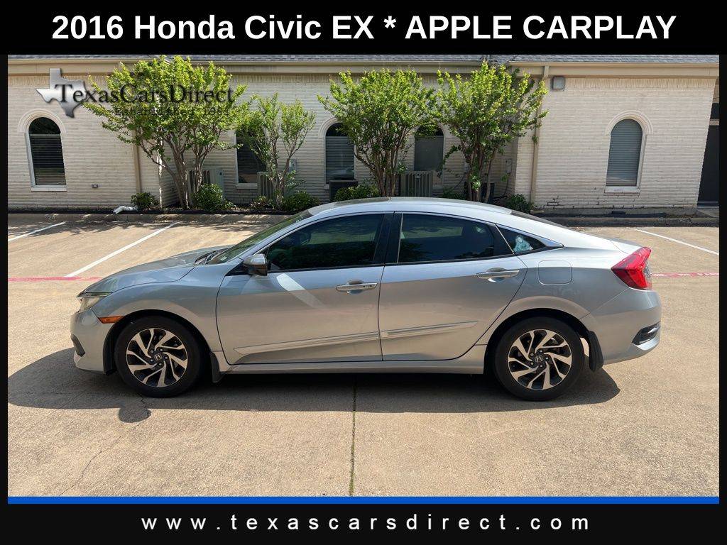 2016 Honda Civic EX — Sedan — 77,101 mi — Dallas, TX