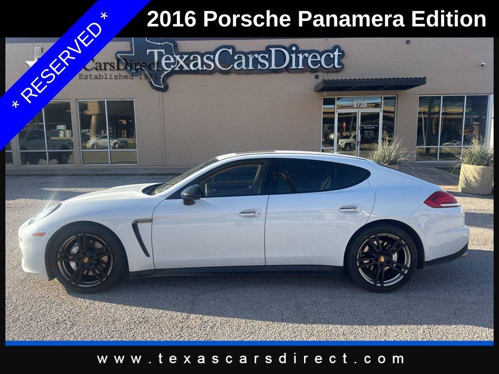 2016 Porsche Panamera Edition — Hatchback — 70,278 mi — Dallas, TX