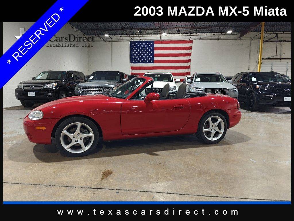 2003 Mazda MX-5 Miata Cloth — Convertible — 43,930 mi — Dallas, TX