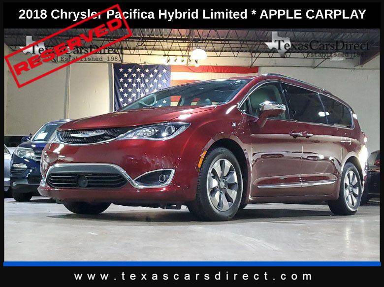 2018 Chrysler Pacifica Hybrid Limited — Minivan — 82,152 mi — Dallas, TX