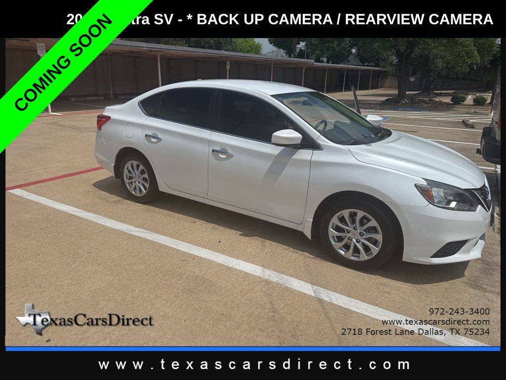 2018 Nissan Sentra SV — Sedan — 91,782 mi — Dallas, TX