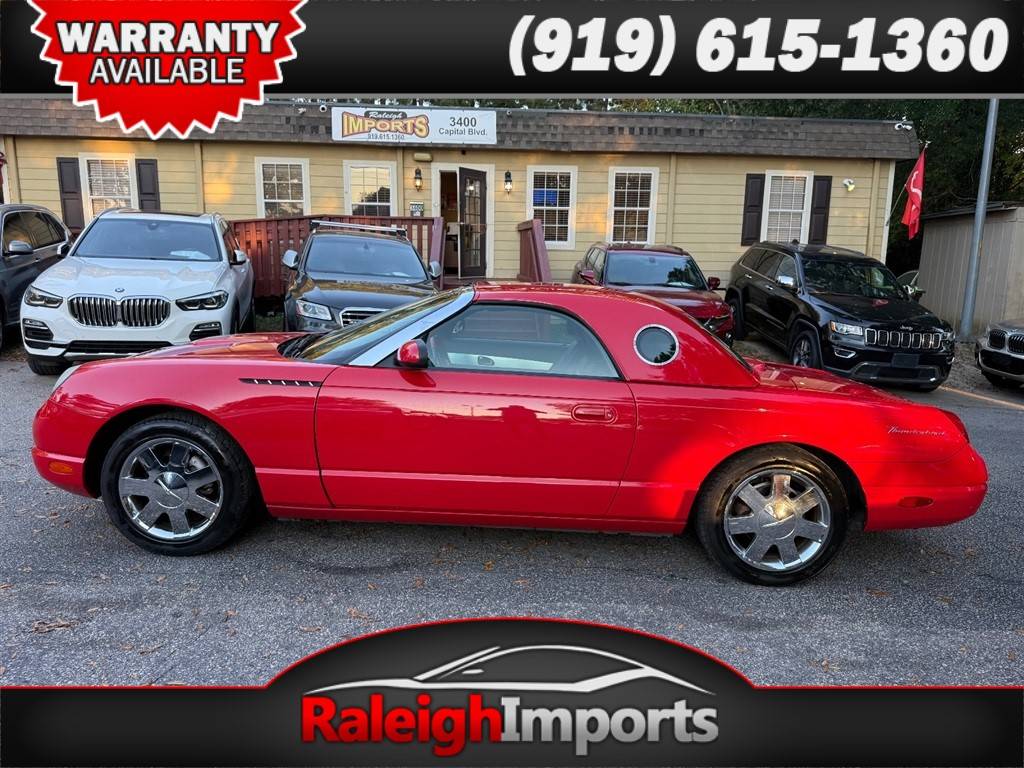 2002 Ford Thunderbird Deluxe — Convertible — 59,350 mi — Raleigh, NC