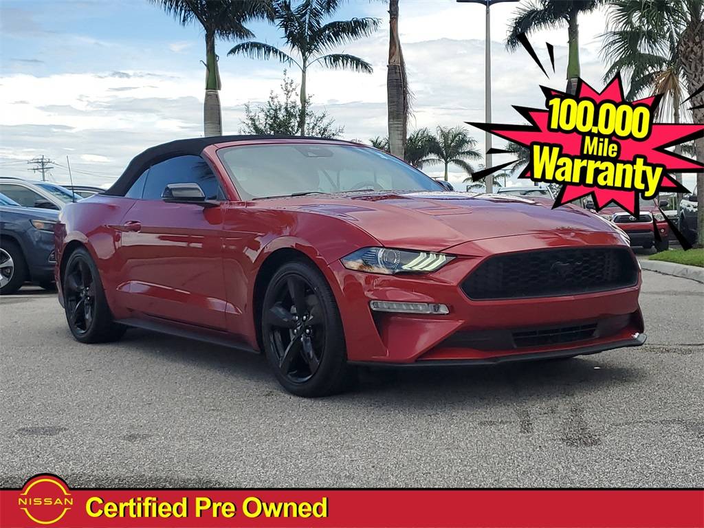 2021 Ford Mustang EcoBoost Premium — Convertible — 23,887 mi — Cape Coral, FL