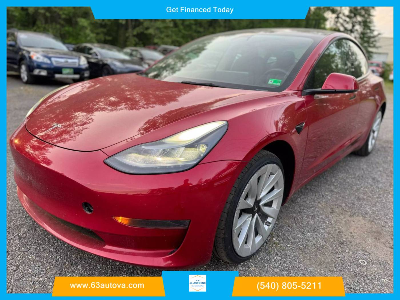 2022 Tesla Model 3 Standard Range Plus — Sedan — 54,159 mi — Spotsylvania, VA