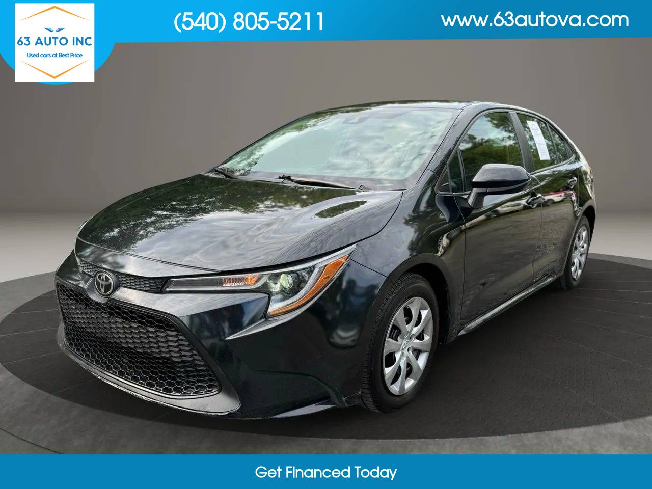 2020 Toyota Corolla LE — Sedan — 154,226 mi — Spotsylvania, VA