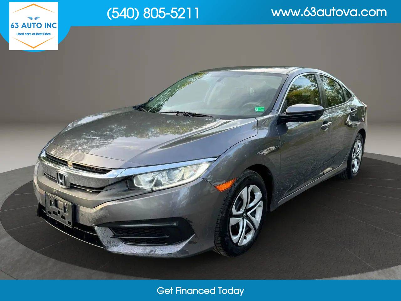 2016 Honda Civic LX — Sedan — 148,253 mi — Spotsylvania, VA