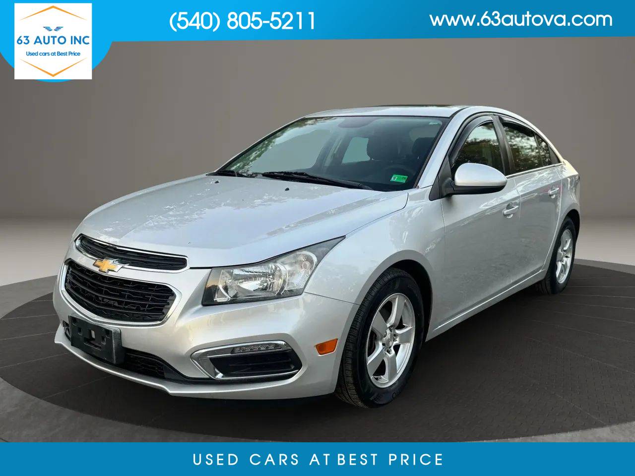 2015 Chevrolet Cruze 1LT — Sedan — 167,707 mi — Spotsylvania, VA