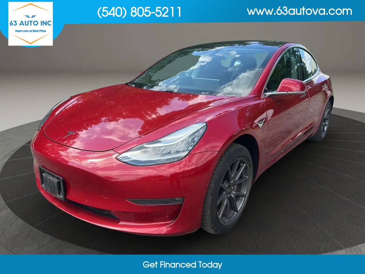 2018 Tesla Model 3 Long Range — Sedan — 134,704 mi — Spotsylvania, VA