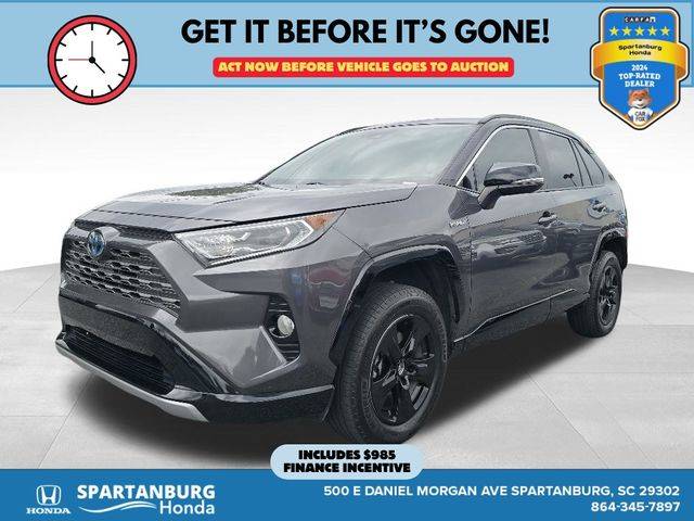 2020 Toyota RAV4 Hybrid XSE — SUV — 105,205 mi — Spartanburg, SC