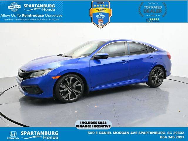2019 Honda Civic Sport — Sedan — 98,834 mi — Spartanburg, SC