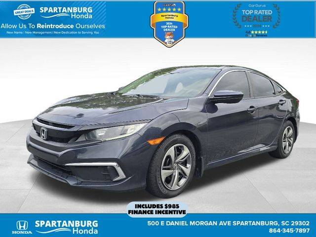 2019 Honda Civic LX — Sedan — 79,026 mi — Spartanburg, SC