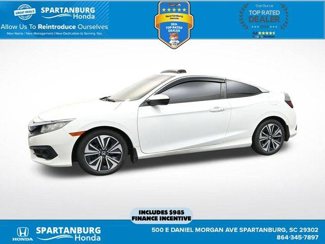 2018 Honda Civic EX-T — Coupe — 77,500 mi — Spartanburg, SC